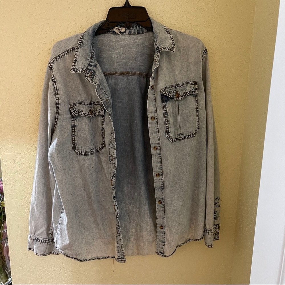 Lightweight Live 4 Truth denim button up